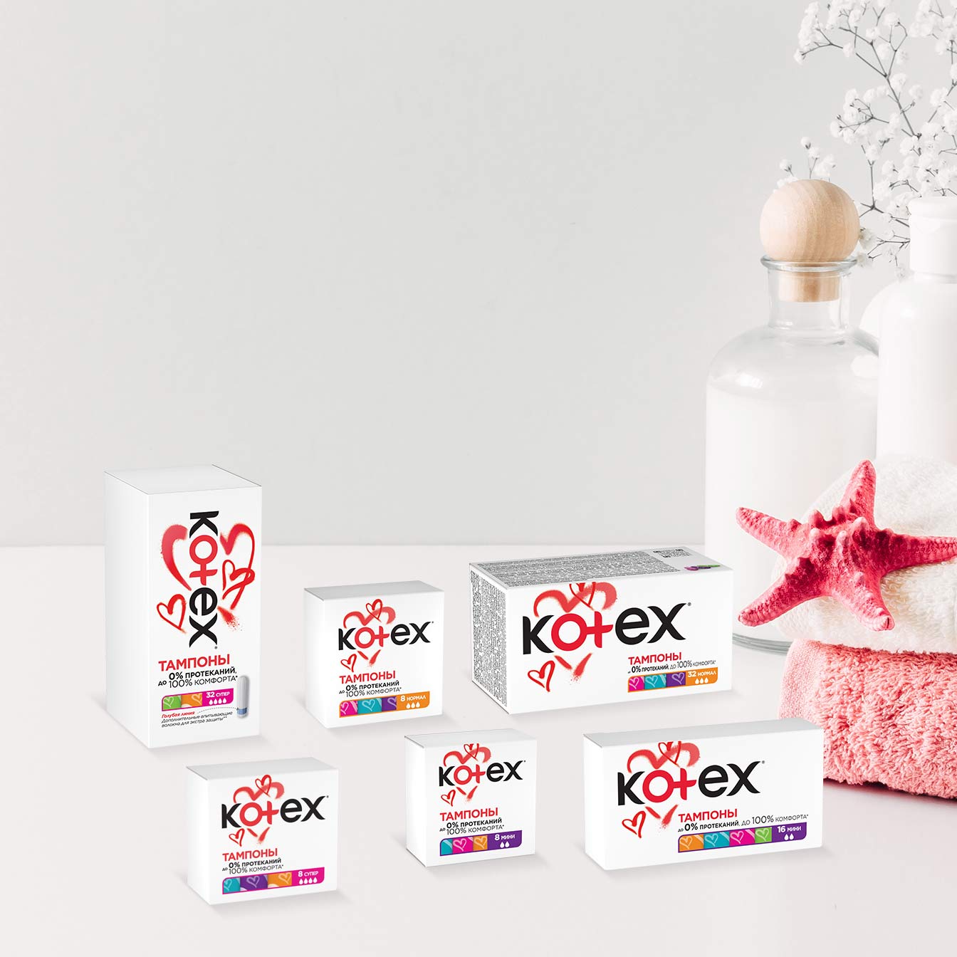 Kotex® Ultrasorb тампондор